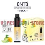 Onto Max 5000 Puffs 50Mg Disposable Vape In Dubai Mango Melon