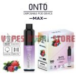 Onto Max 5000 Puffs 50Mg Disposable Vape In Dubai Mixed Berries