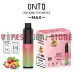 Onto Max 5000 Puffs 50Mg Disposable Vape In Dubai Strawberry Bubble Gum