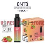 Onto Max 5000 Puffs 50Mg Disposable Vape In Dubai Strawberry Kiwi