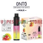 Onto Max 5000 Puffs 50Mg Disposable Vape In Dubai Strawberry Mango