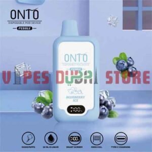 Onto Pebble 10000 Puffs 50Mg Pod System In Dubai, UAE BLUEBERRY ICE