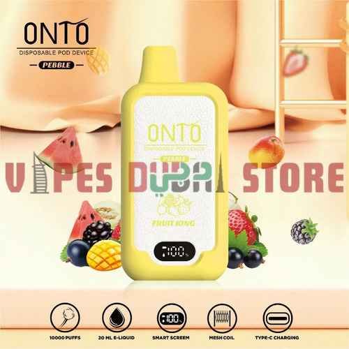 Onto Pebble 10000 Puffs 50Mg Pod System In Dubai, UAE FRUIT KING Onto Pebble 10000 Puffs 50Mg Pod System In Dubai, UAE FRUIT KING