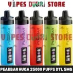 PEAKBAR HUQA 25000 Puffs DTL 5MG Disposable Vape in Dubai