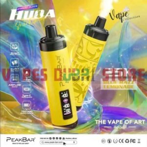 PEAKBAR HUQA 25000 Puffs DTL 5MG Disposable Vape in Dubai blue razz lemonade