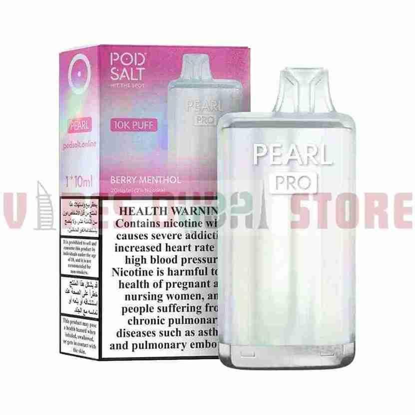 PODSALT Pearl Pro 10000 Puffs Price in Dubai BERRY MENTHOL PODSALT Pearl Pro 10000 Puffs Price in Dubai BERRY MENTHOL