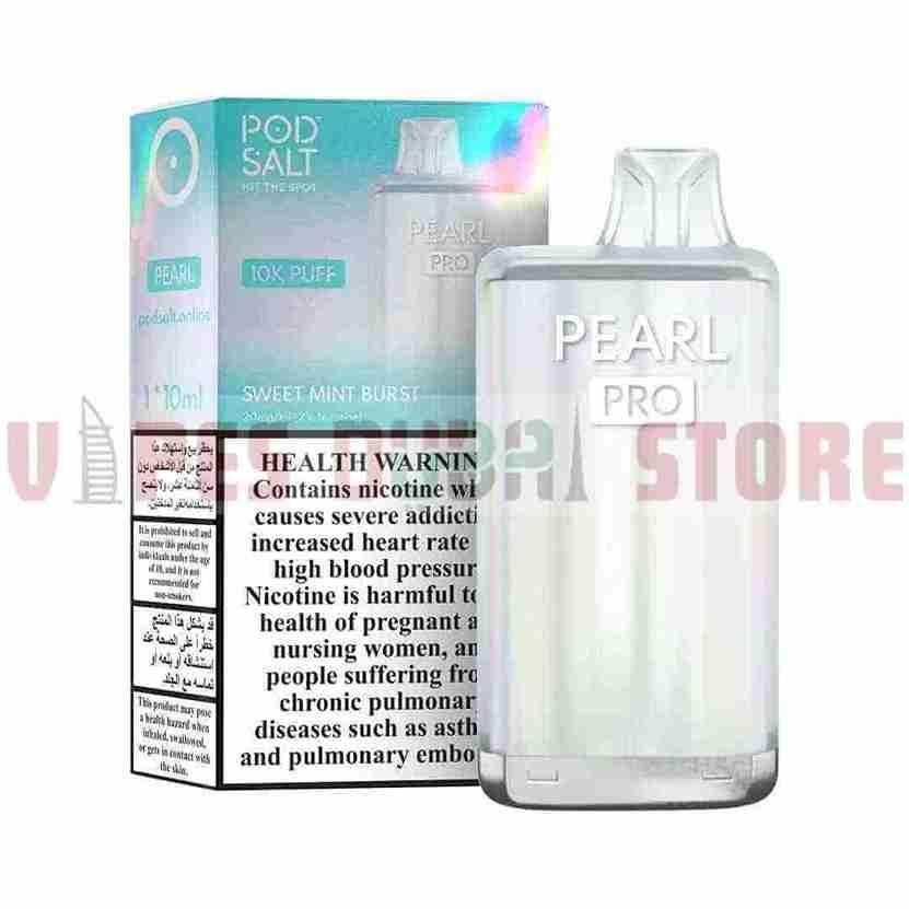 PODSALT Pearl Pro 10000 Puffs Price in Dubai SWEET MINT BURST PODSALT Pearl Pro 10000 Puffs Price in Dubai SWEET MINT BURST