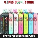 PP PYNE POD Boost 8000 Puffs Disposable Vape with Pod in Dubai