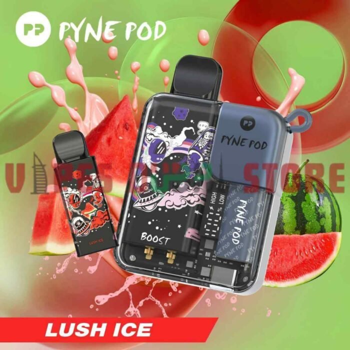 PP PYNE POD Boost 8000 Puffs Disposable Vape with Pod in Dubai LUSH ICE
