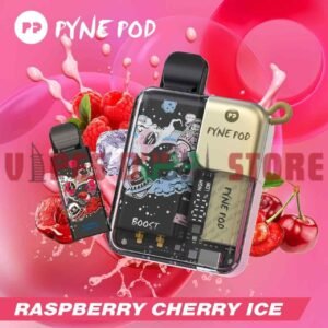 PP PYNE POD Boost 8000 Puffs Disposable Vape with Pod in Dubai RASPBERRY CHERRY ICE