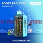 PYNE POD Boost Pro 20000 Puffs 50MG Disposable Vape in Dubai BLUEBERRY ICE