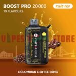 PYNE POD Boost Pro 20000 Puffs 50MG Disposable Vape in Dubai COLOMBIAN COFFEE