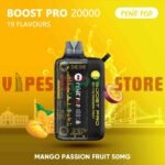 PYNE POD Boost Pro 20000 Puffs 50MG Disposable Vape in Dubai MANGO PASSION FRUIT