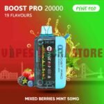 PYNE POD Boost Pro 20000 Puffs 50MG Disposable Vape in Dubai MIXED BERRIES MINT