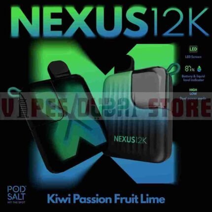 Pod Salt Nexus 12000 Puffs 20MG Kiwi Passion Fruit Lime
