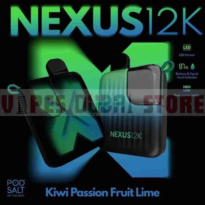 Pod Salt Nexus 12000 Puffs 20MG Kiwi Passion Fruit Lime