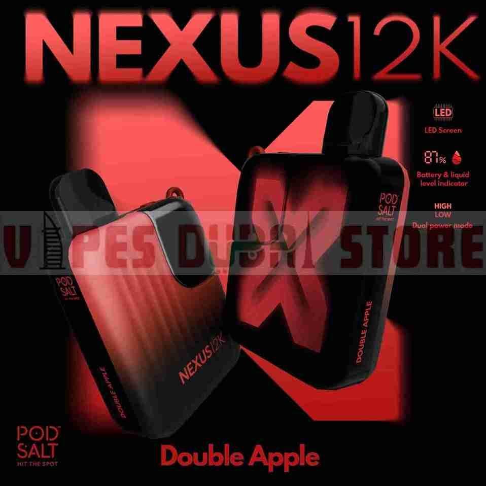 Pod Salt Nexus 12000 Puffs Double Apple Pod Salt Nexus 12000 Puffs Double Apple
