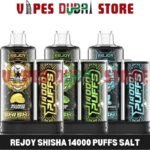 REJOY Shisha 14000 Puffs Salt Nicotine 20mg Disposable Vape in Dubai