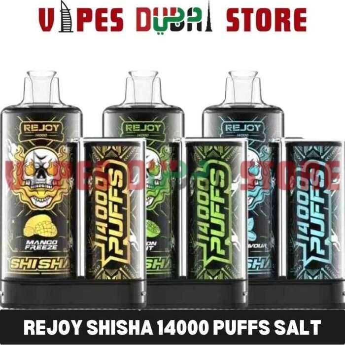 REJOY Shisha 14000 Puffs Salt Nicotine 20mg Disposable Vape in Dubai