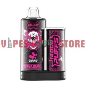 REJOY Shisha 14000 Puffs Salt Nicotine 20mg Disposable Vape in Dubai cherry fiesta