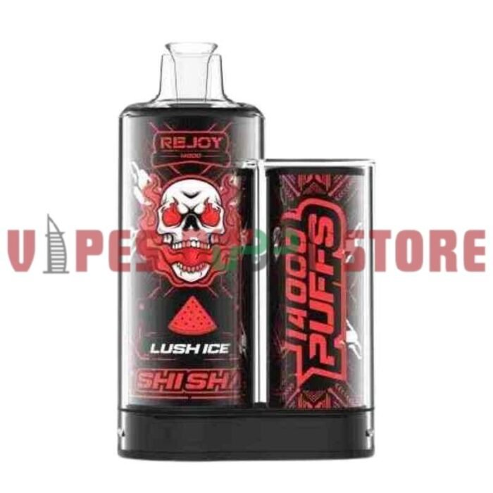 REJOY Shisha 14000 Puffs Salt Nicotine 20mg Disposable Vape in Dubai lush ice