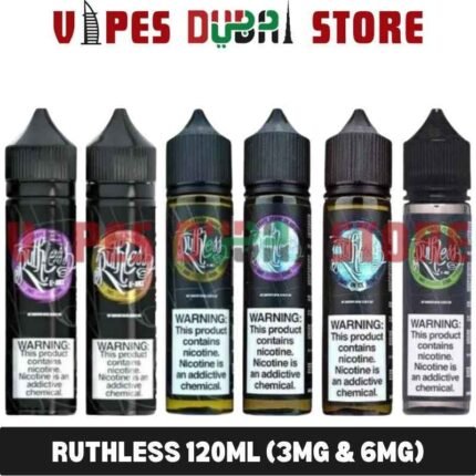 RUTHLESS 120ml (3Mg & 6Mg) E-liquid in Dubai