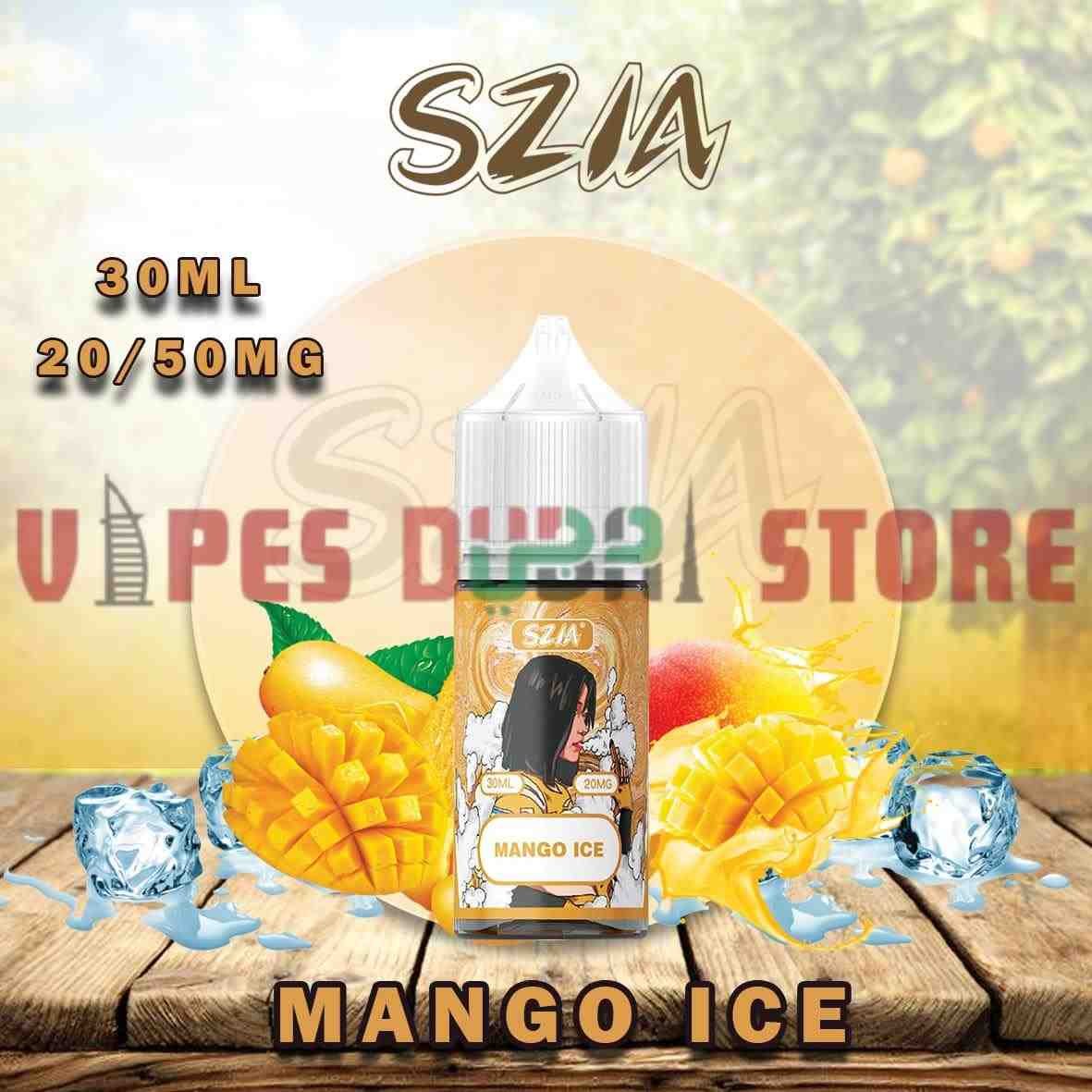 SZIA Salt Nicotine 20MG & 50MG E-liquid in Dubai Mango Ice SZIA Salt Nicotine 20MG & 50MG E-liquid in Dubai Mango Ice