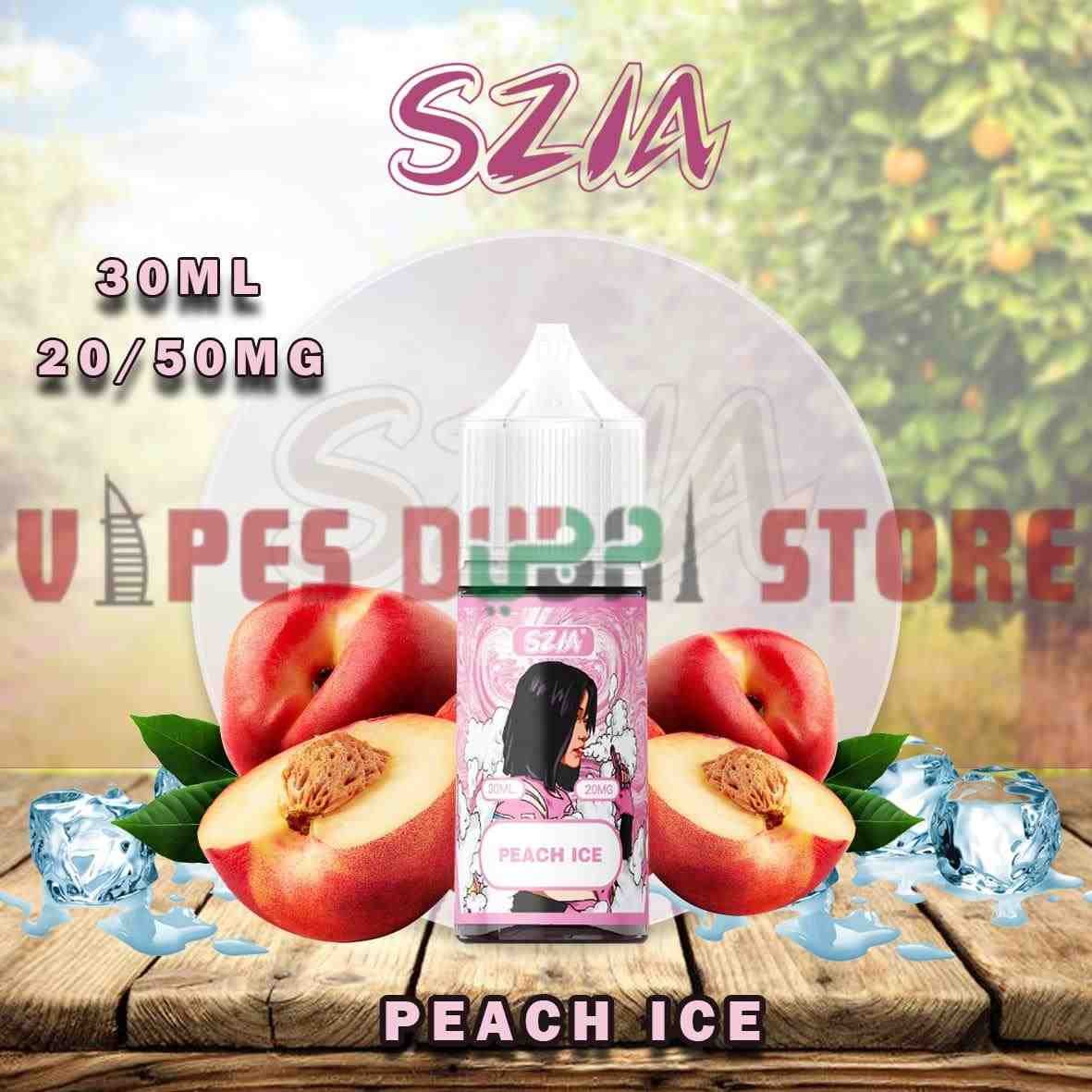 SZIA Salt Nicotine 20MG & 50MG E-liquid in Dubai Peach Ice SZIA Salt Nicotine 20MG & 50MG E-liquid in Dubai Peach Ice