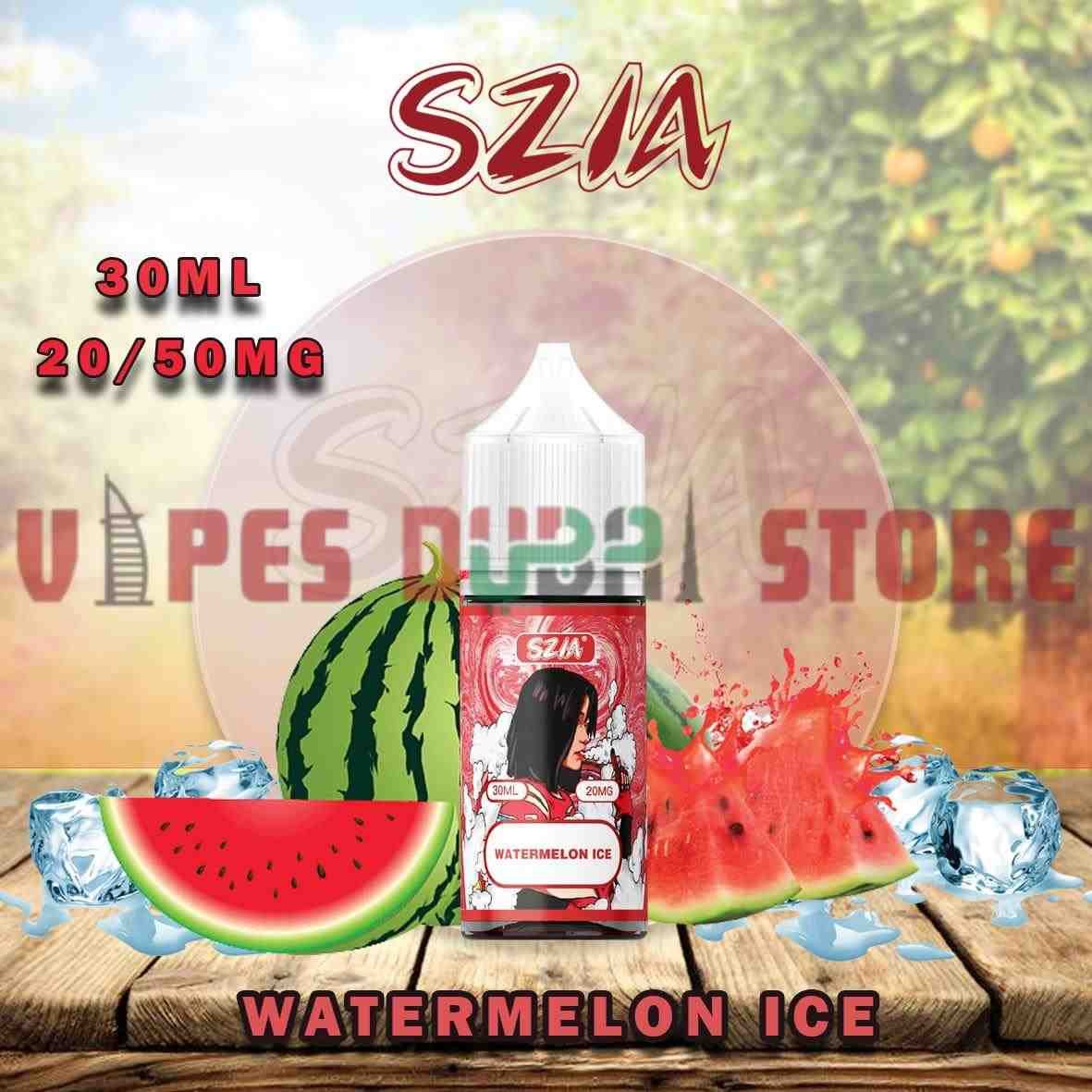 SZIA Salt Nicotine 20MG & 50MG E-liquid in Dubai Watermelon Ice SZIA Salt Nicotine 20MG & 50MG E-liquid in Dubai Watermelon Ice
