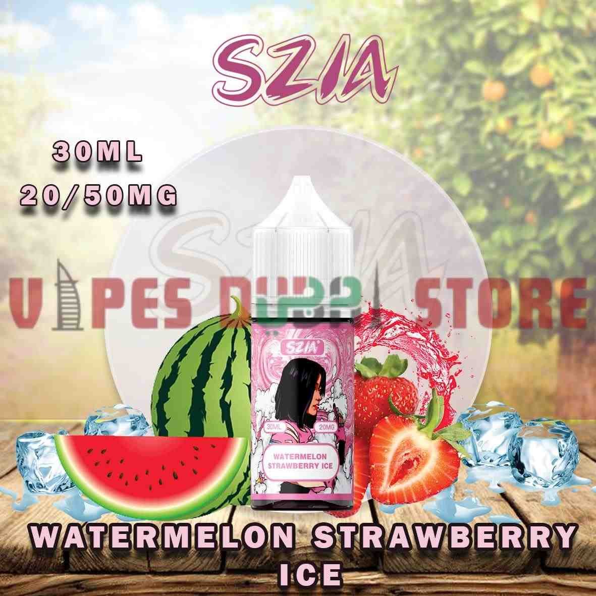 SZIA Salt Nicotine 20MG & 50MG E-liquid in Dubai Watermelon Strawberry Ice SZIA Salt Nicotine 20MG & 50MG E-liquid in Dubai Watermelon Strawberry Ice
