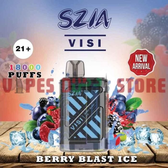 SZIA Visi 18000 Puffs 20MG Disposable Vape in Dubai berry blast ice