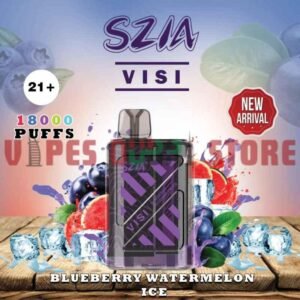 SZIA Visi 18000 Puffs 20MG Disposable Vape in Dubai blueberry watermelon ice