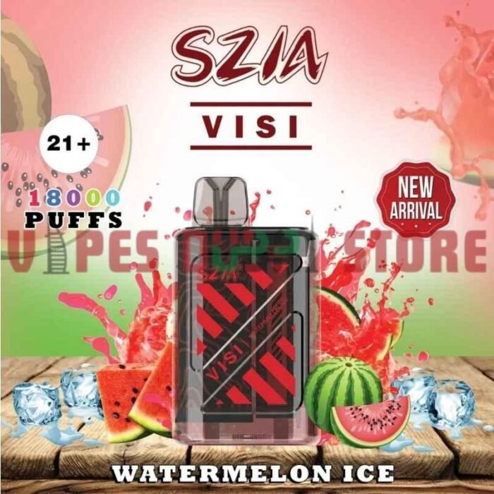 SZIA Visi 18000 Puffs 20MG Disposable Vape in Dubai watermelon ice