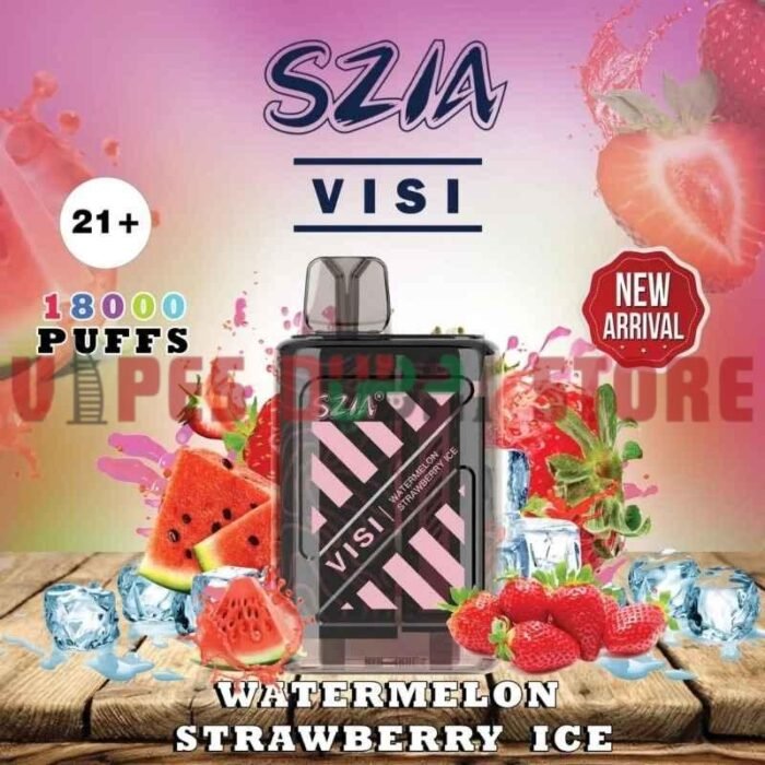 SZIA Visi 18000 Puffs 20MG Disposable Vape in Dubai watermelon strawberry ice