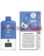 US VAPE MERRY 15000 Puffs 50MG Nicotine Disposable Vape in Dubai, UAE GRAPE ICE