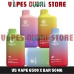 Us Vape 6500 X Bar 50Mg Disposable Vape In UAE