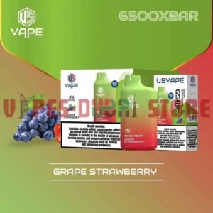 Us Vape 6500 X Bar 50Mg Disposable Vape In UAE grape strawberry