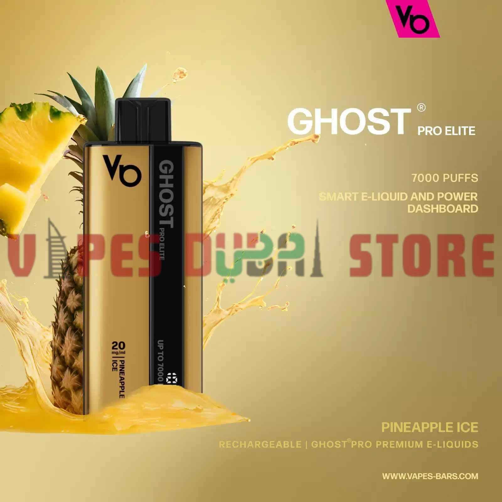 VAPES BARS GHOST Pro Elite 7000 Puffs 20MG Disposable Vape in Dubai PINEAPPLE-ICE VAPES BARS GHOST Pro Elite 7000 Puffs 20MG Disposable Vape in Dubai PINEAPPLE-ICE