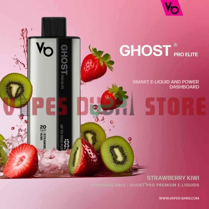 VAPES BARS GHOST Pro Elite 7000 Puffs 20MG Disposable Vape in Dubai STRAWBERRY KIWI