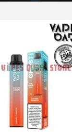 VAPES BARS Ghost Pro 3500 Puffs 0MG Disposable Vape in Dubai Caramel tobacco