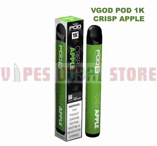 VGOD POD 1K Disposable Kit Crisp Apple VGOD POD 1K Disposable Kit Crisp Apple