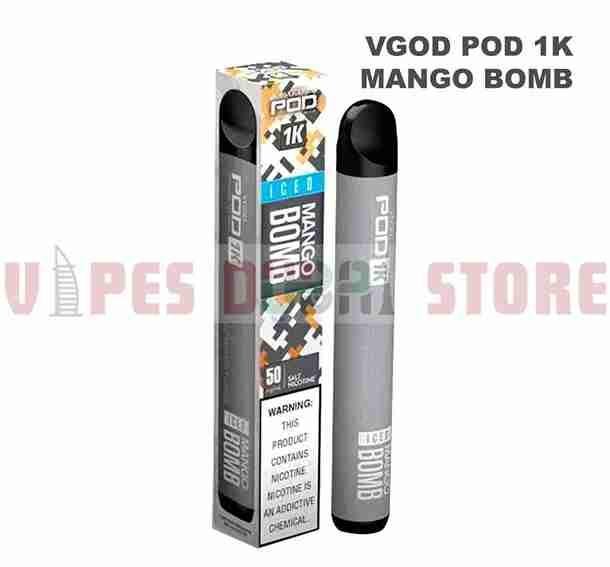 VGOD POD 1K Disposable Kit Mango Bomb VGOD POD 1K Disposable Kit Mango Bomb