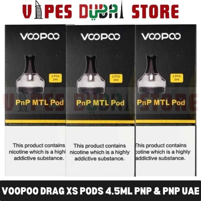 VOOPOO Drag X/S Pods 4.5ml PnP & PnP MTL Replacement Pods in Dubai, UAE