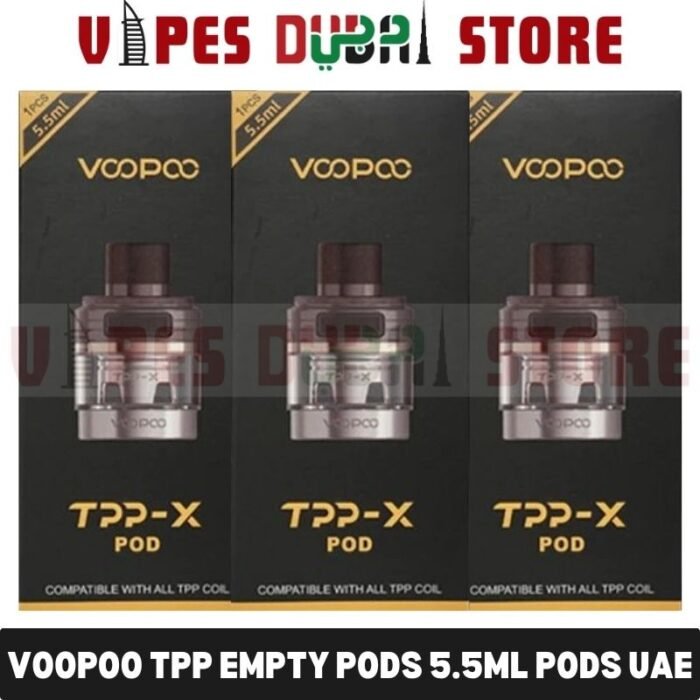 VOOPOO TPP Empty Pods 5.5ml Replacement Pods in Dubai, UAE