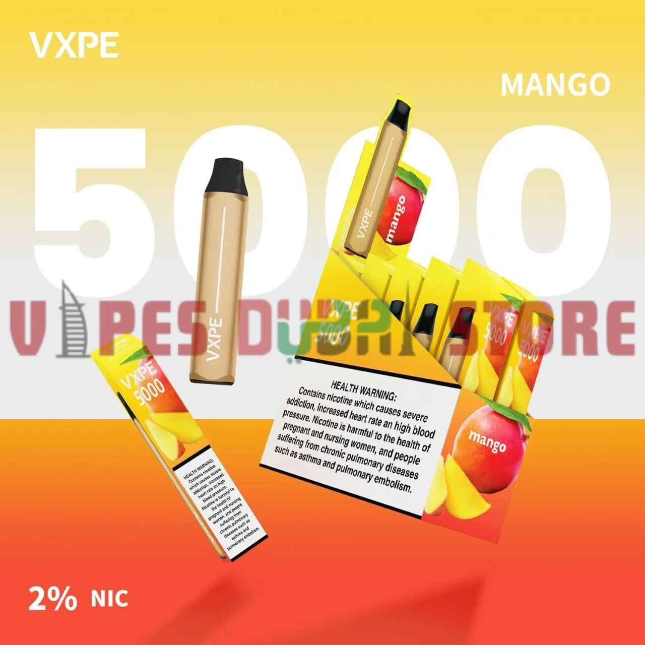 VXPE 5000 Puffs 20Mg Disposable Vape in Dubai mango VXPE 5000 Puffs 20Mg Disposable Vape in Dubai mango