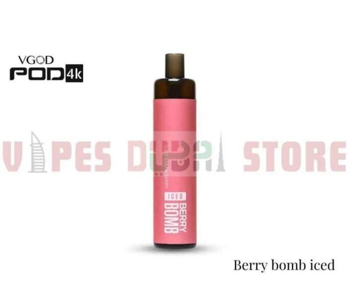 Vgod 4k Pod Berry bomb iced 4000 puffs