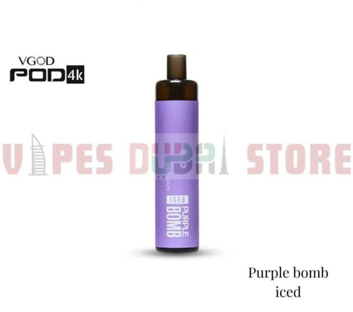 Vgod 4k Pod Purple bomb iced 4000 puffs