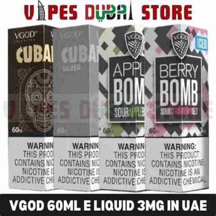 Vgod 60ml 3MG E-liquid in Dubai