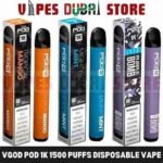 Vgod Pod 1k 1500 Puffs Disposable Vape In UAE