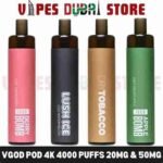 Vgod Pod 4k 4000 Puffs 20MG & 50MG Disposable Vape In UAE